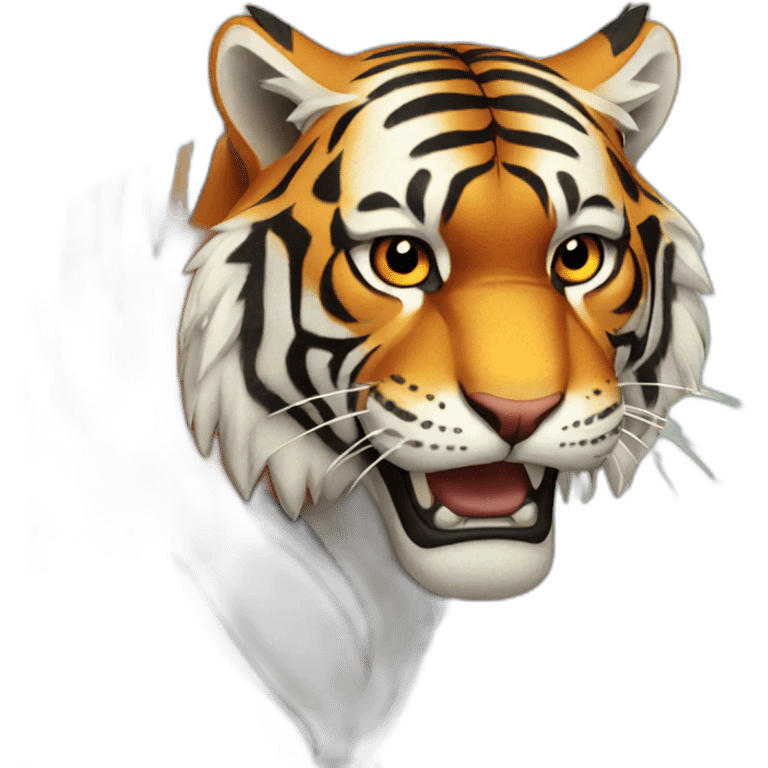 angry- Tiger  emoji