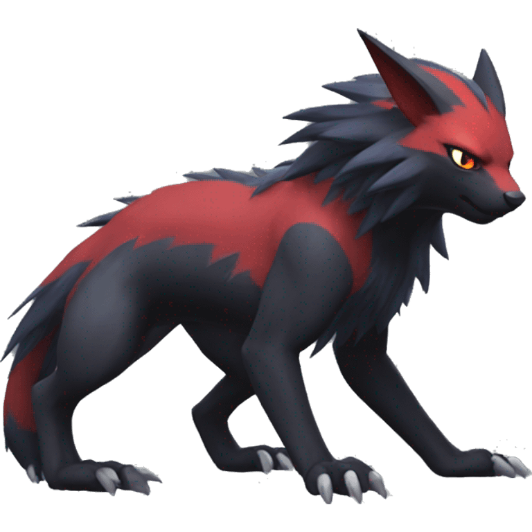 Nargacuga-Litten-Zoroark full body emoji