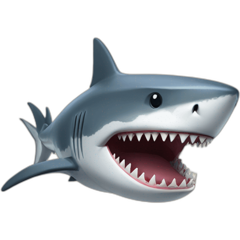 Shark jaws emoji