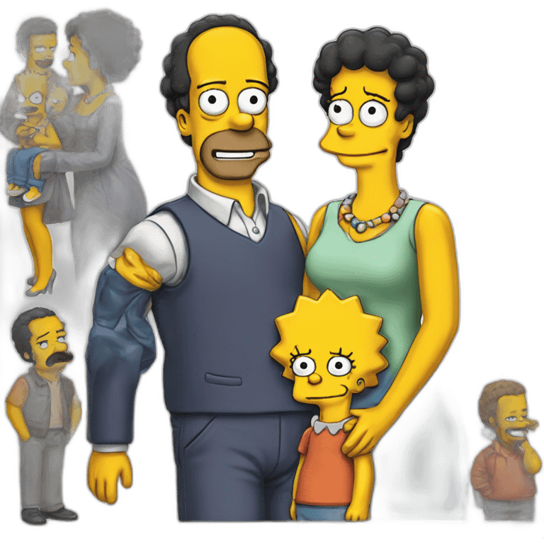 simpson famille emoji