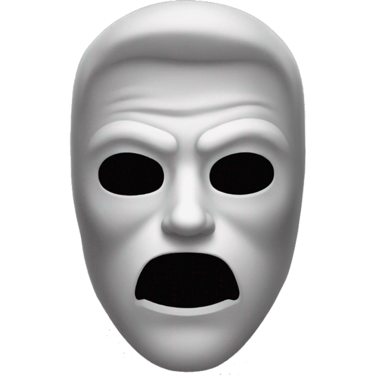 Scary masked man emoji