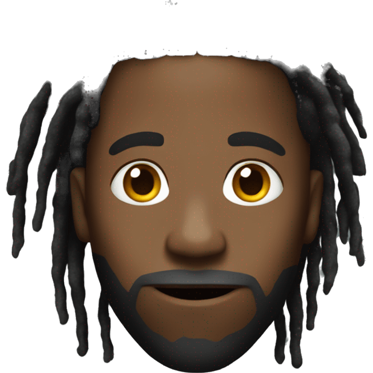 Black guy with dreads video game emoji