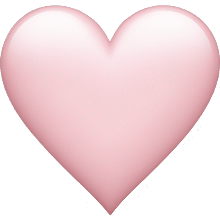 light pink heart emoji