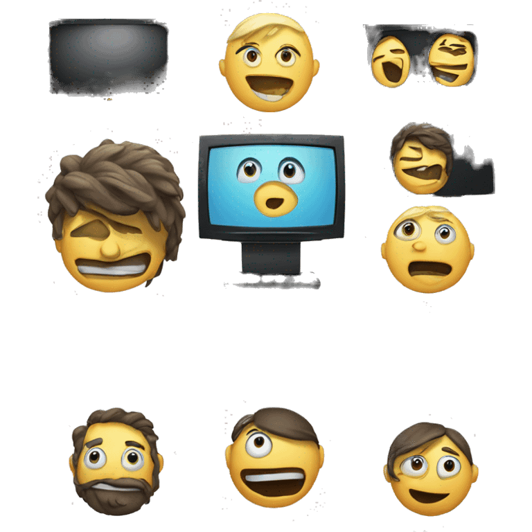 modern flatscreen 4K TV emoji