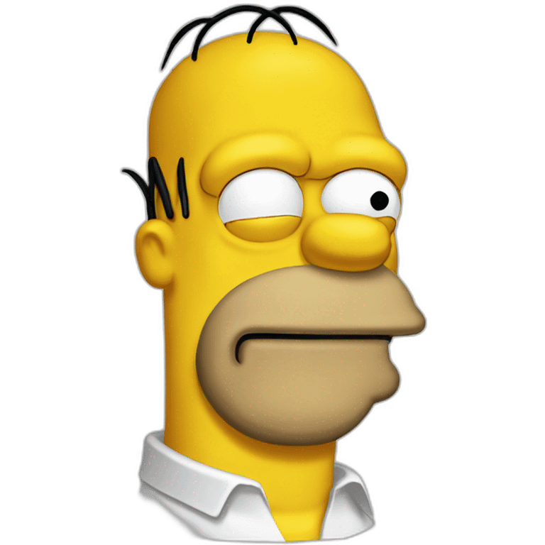 Head Homer Simpson emoji