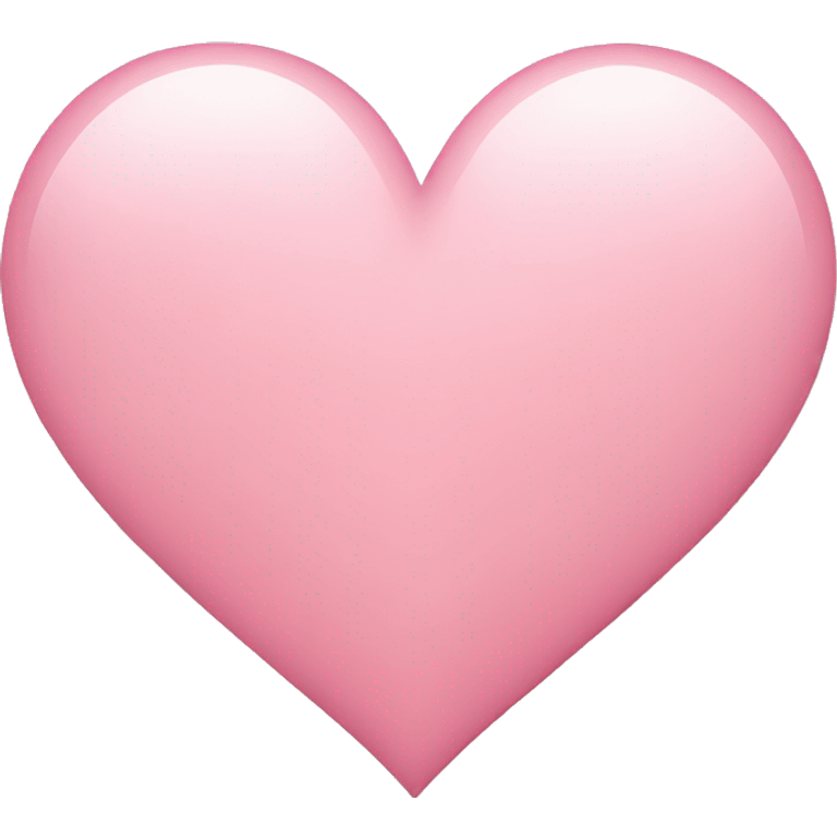 Light pink heart  emoji