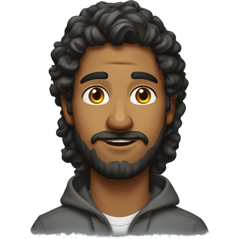 indian-college-man-wavy-hair-beard emoji