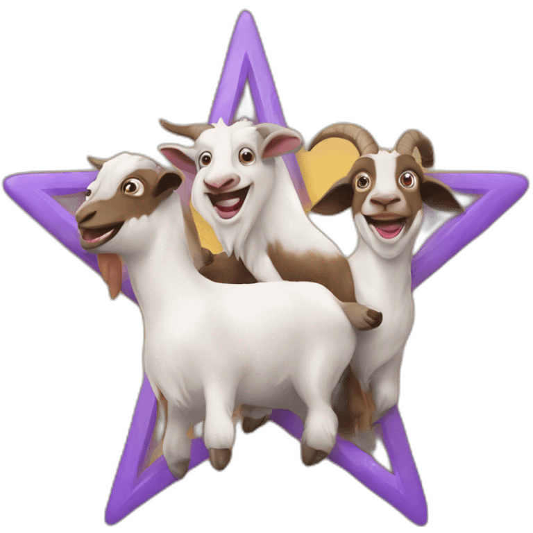 Chuckle Brothers ending a goat fun pentagram party emoji