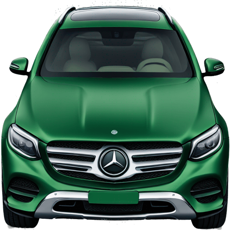 Matte green Mercedes Benz GLC emoji