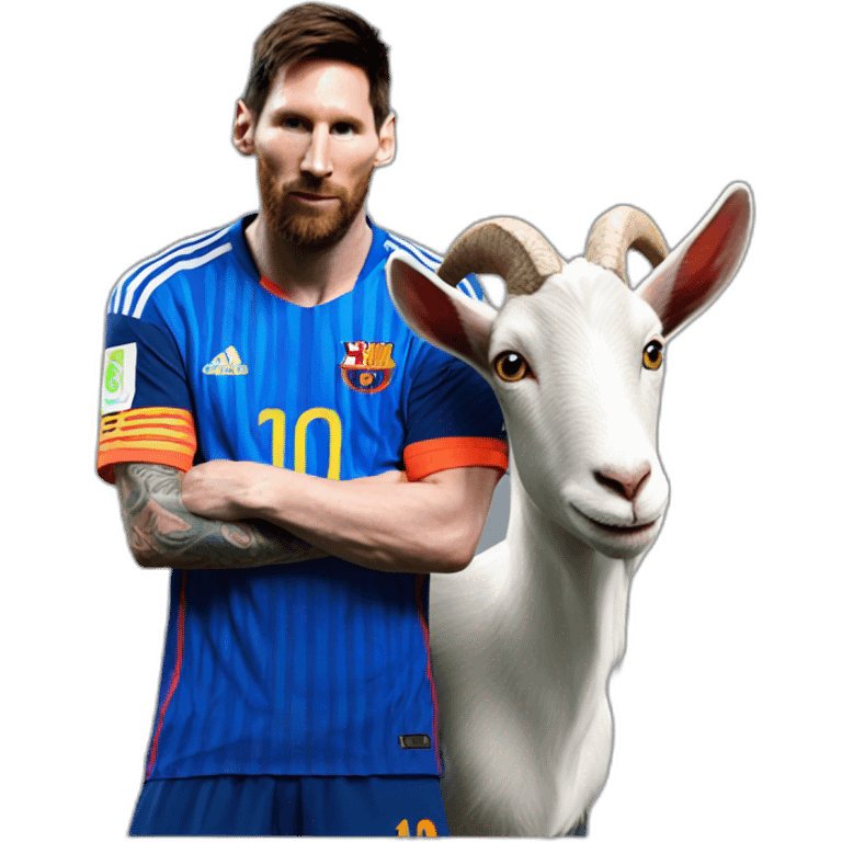 messi and goat emoji