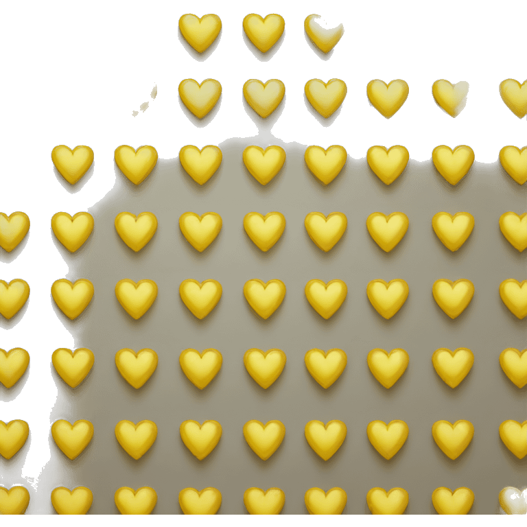 yellow heart on a com emoji