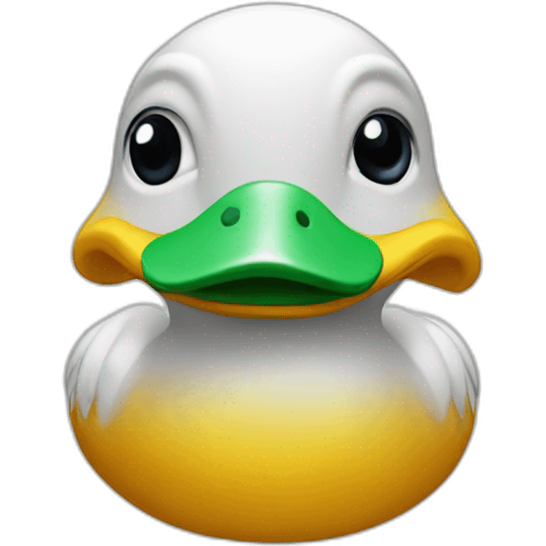 Duck data analyst emoji