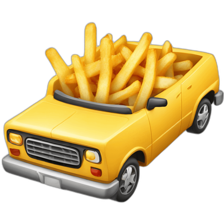 fries in a car emoji