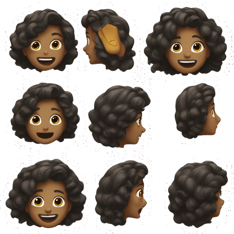 Hair flip emoji