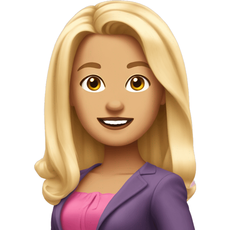 Legally blonde emoji