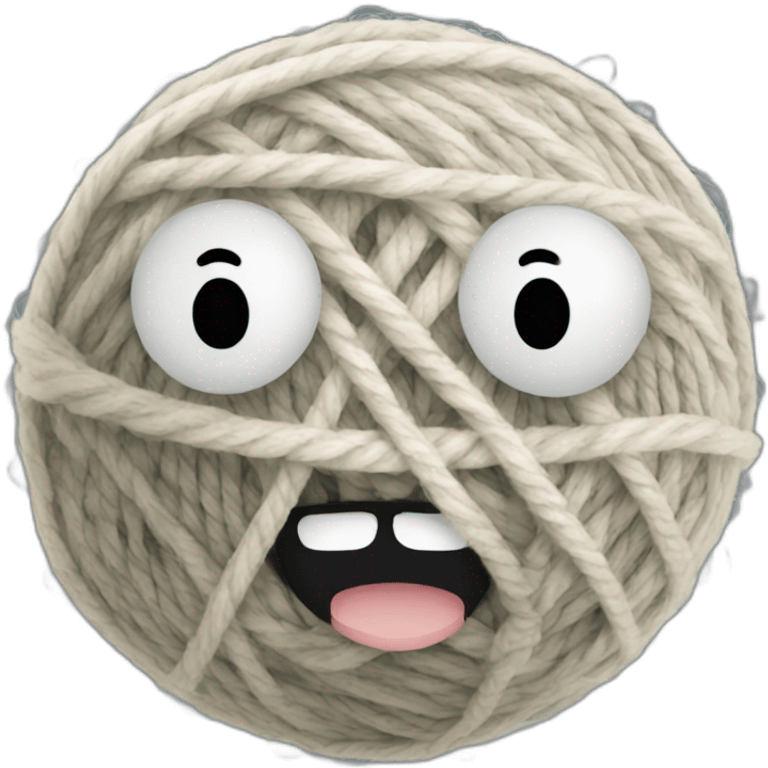 mad ball of yarn emoji