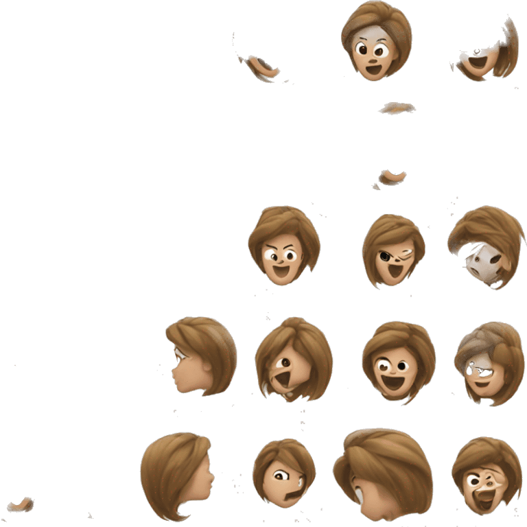 Hair flip emoji