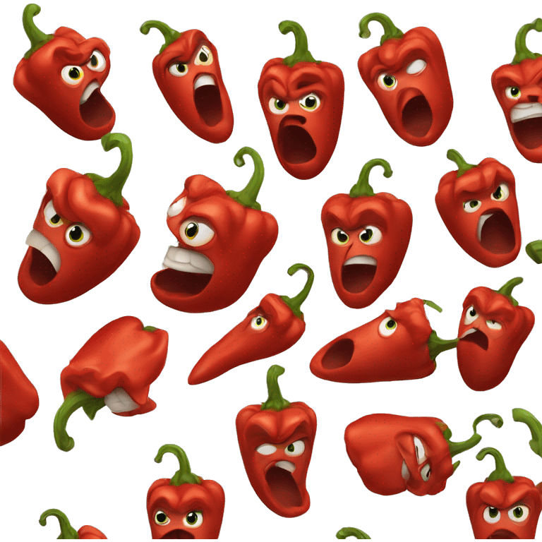 angry red pepper emoji