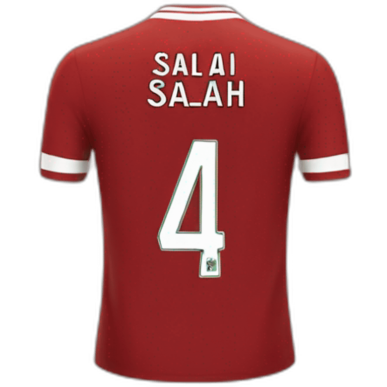 Salah Liverpool shirt emoji