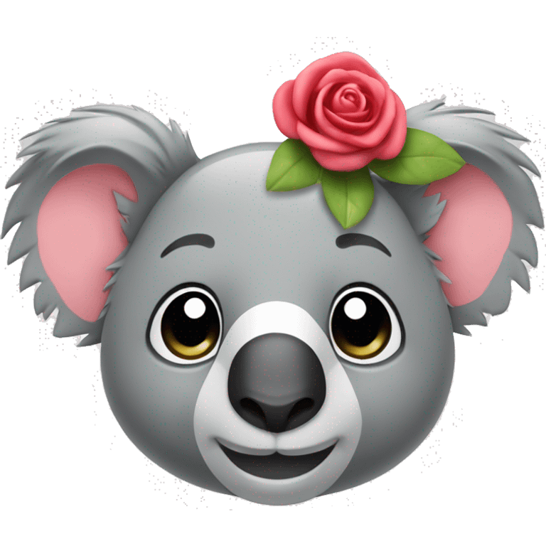 Koala med rosett emoji