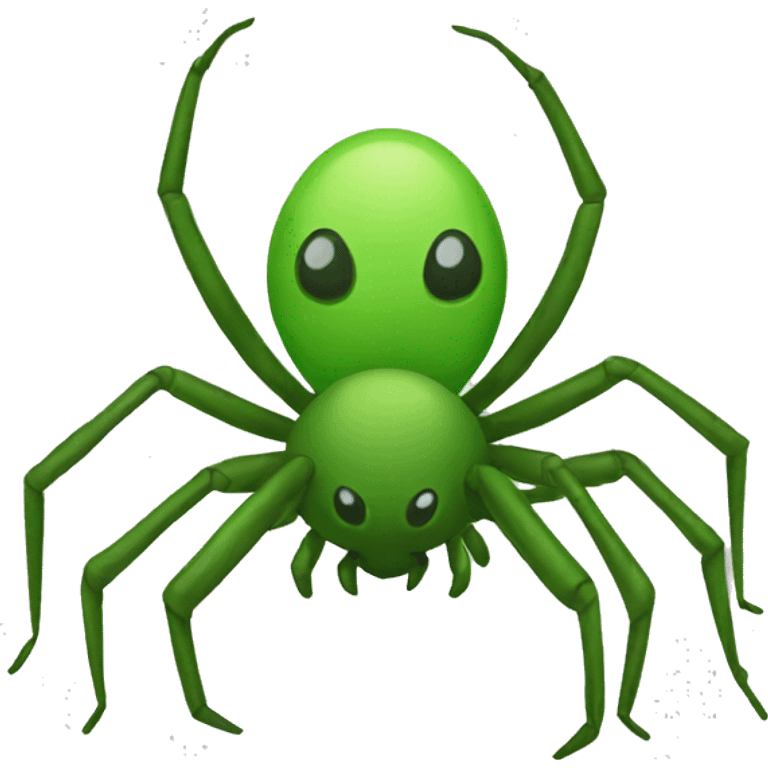 green spider emoji