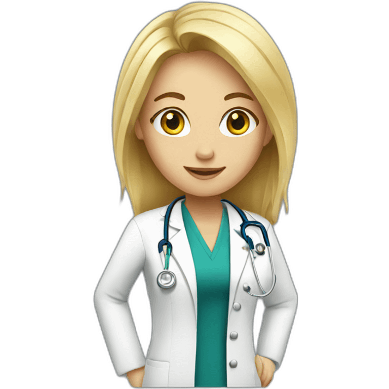 blonde doctor emoji