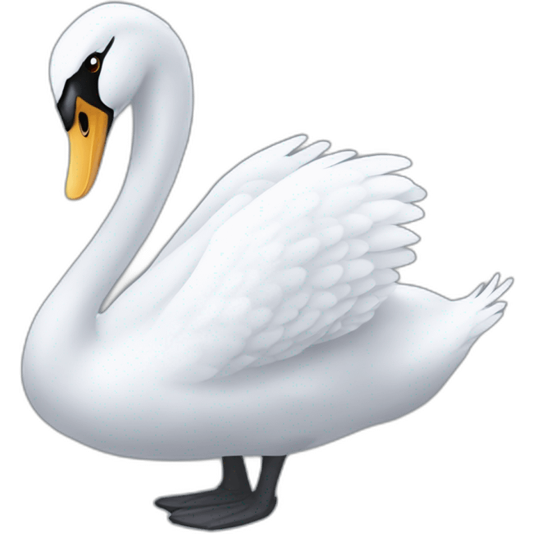 Cisne negro emoji