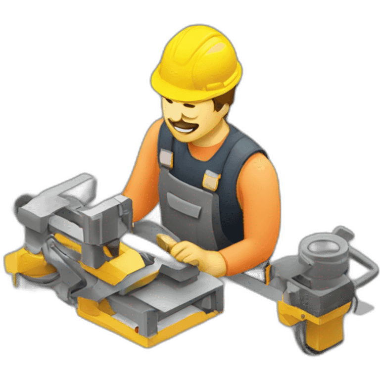 isometric freelance fabricator emoji