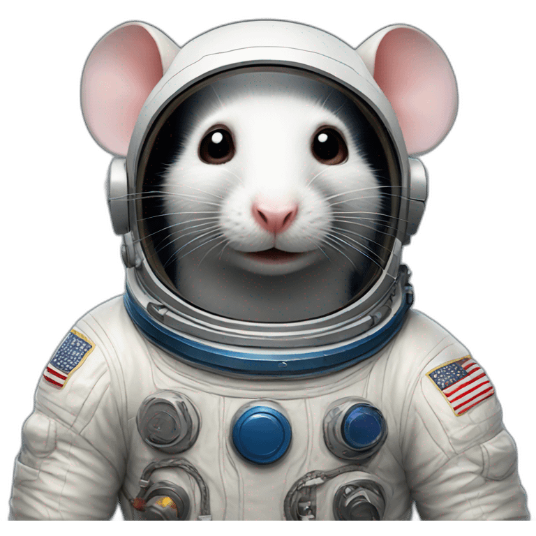 astronaut rat emoji