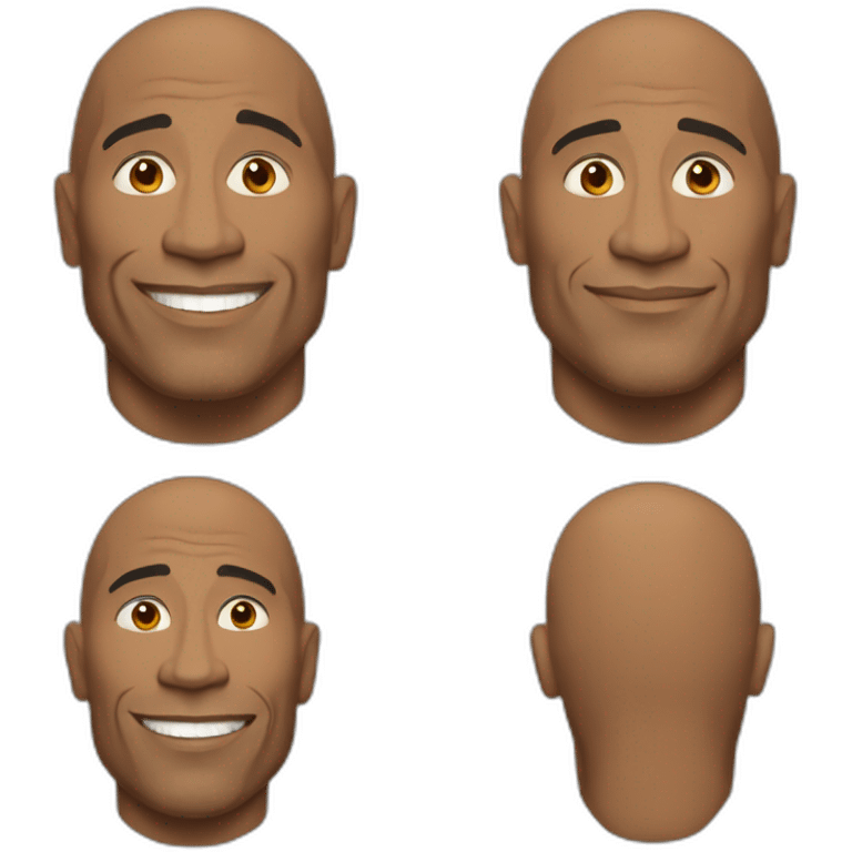 dwayne the rock johnson emoji