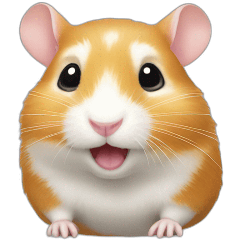 Hamster qui fuit emoji