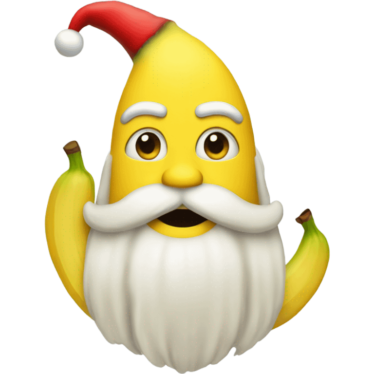 Santa banan emoji