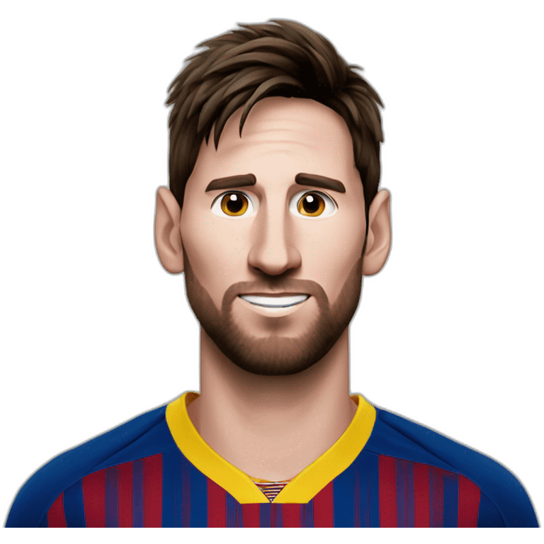 Messi FC Barcelone emoji