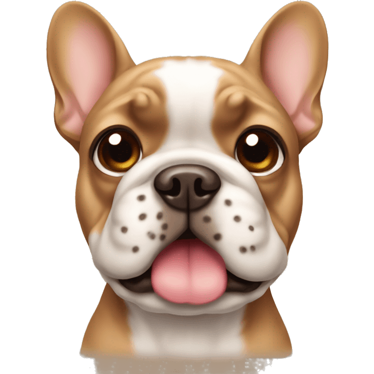 Frenchie dog Brown emoji