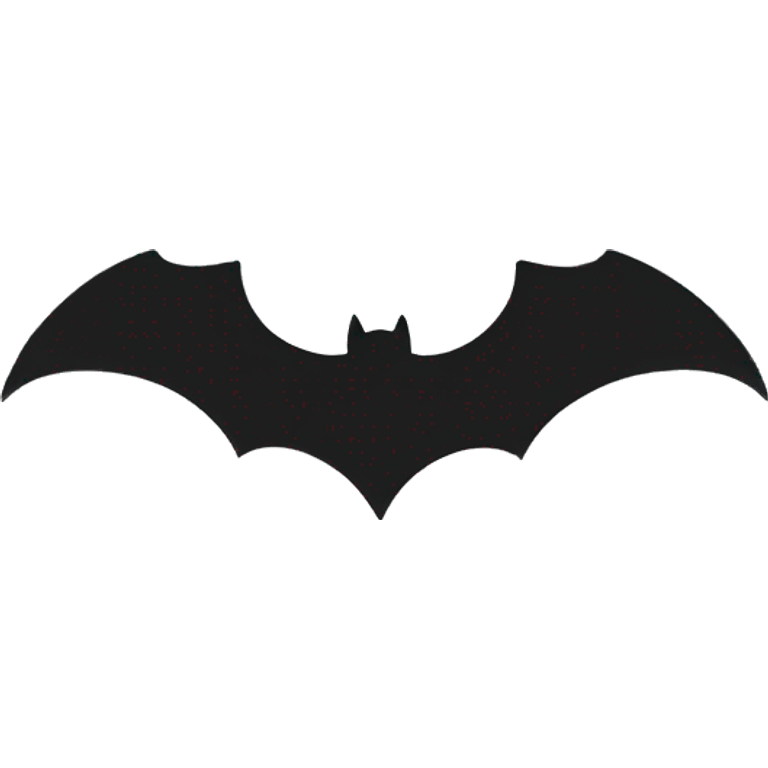 Minimal Bat signal signal by itself emoji