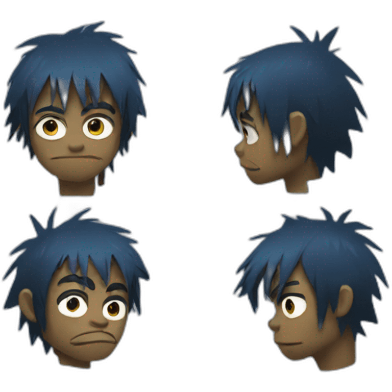 Gorillaz 2d emoji