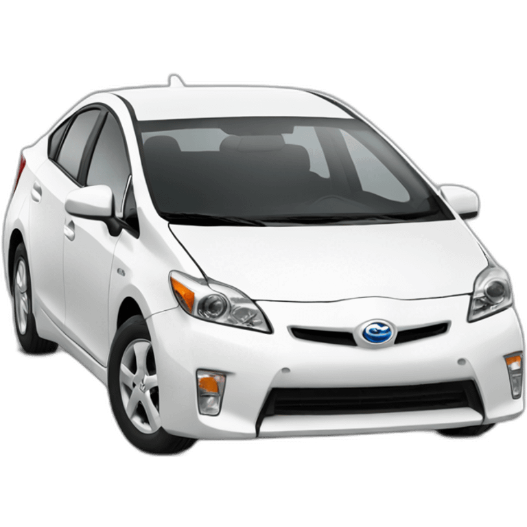 white prius emoji