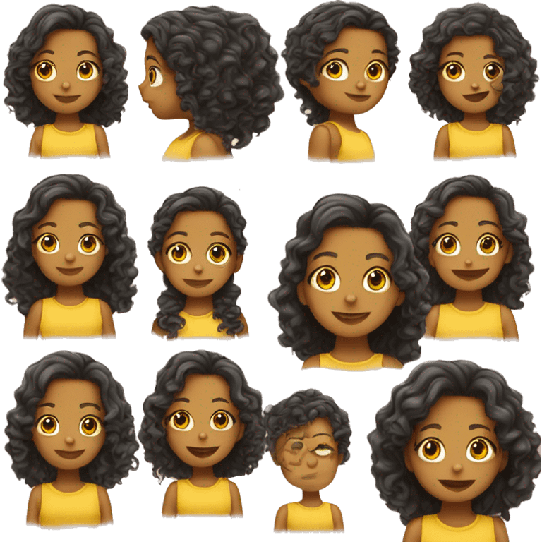 menina cabelo amarelo pele clara emoji