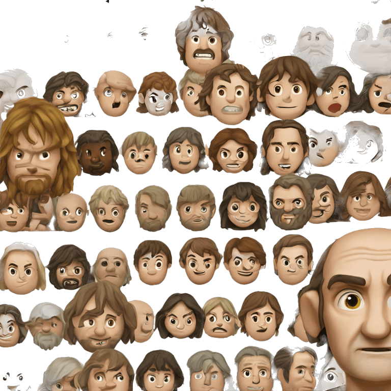 L anneau du seigneur des anneaux/hobbit  emoji