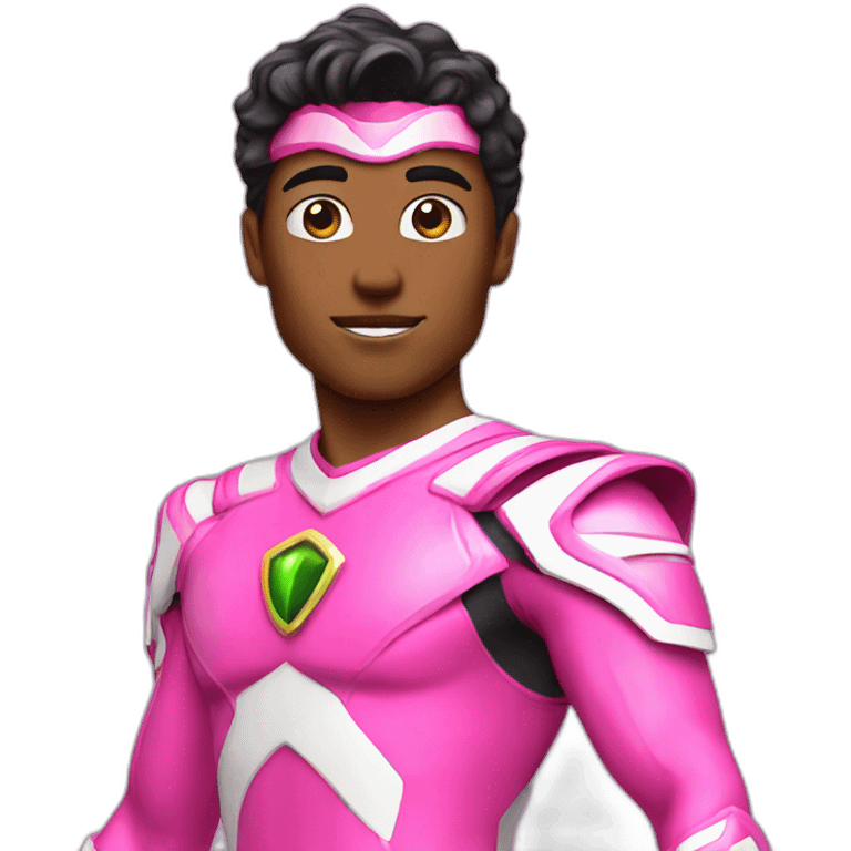 male pink power ranger emoji