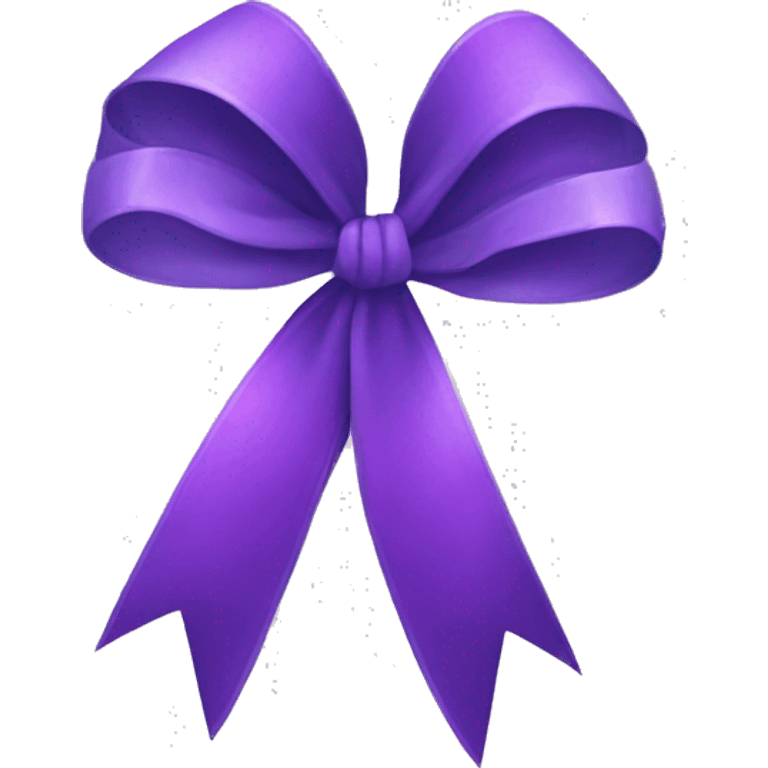 Purple aura bow emoji