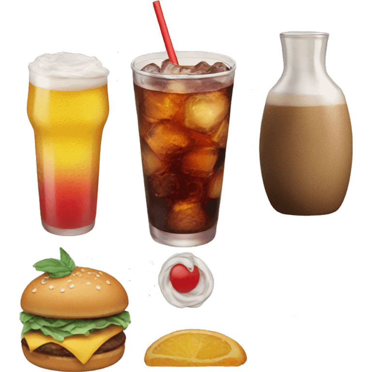 Drinks and food emoji