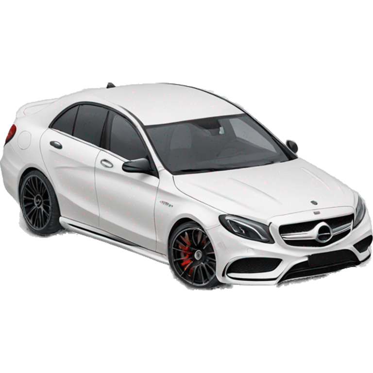 White car brabus emoji