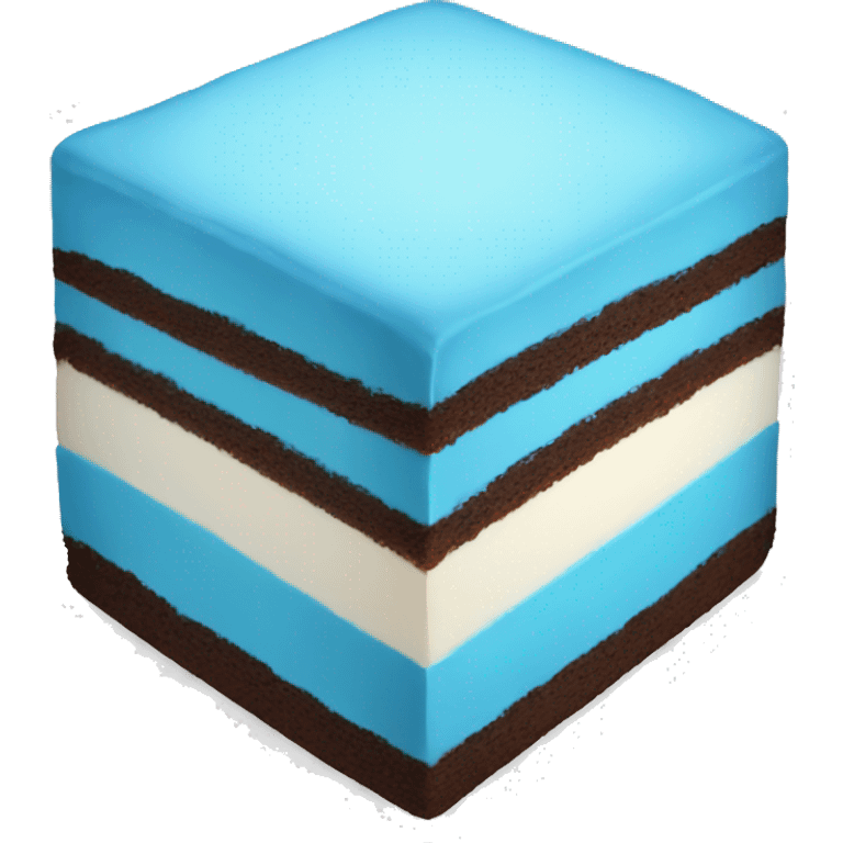 blue cake emoji