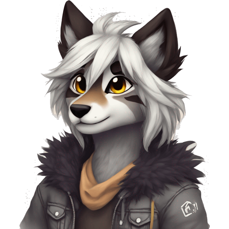 Edgy anthro furry by Falvie, LiLaiRa, griffsnuff, AngieWolf emoji