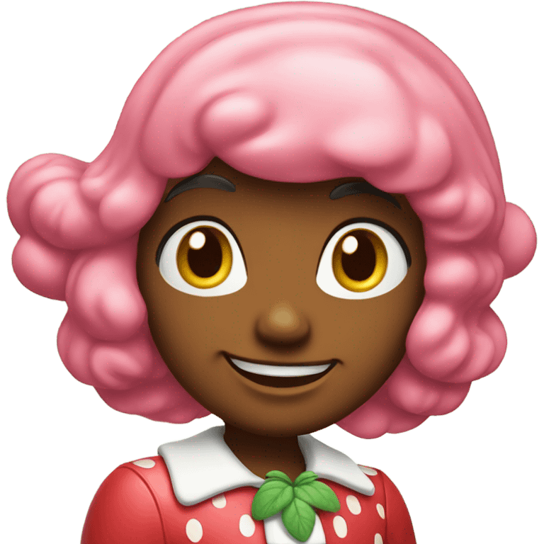 retro strawberry shortcake character emoji