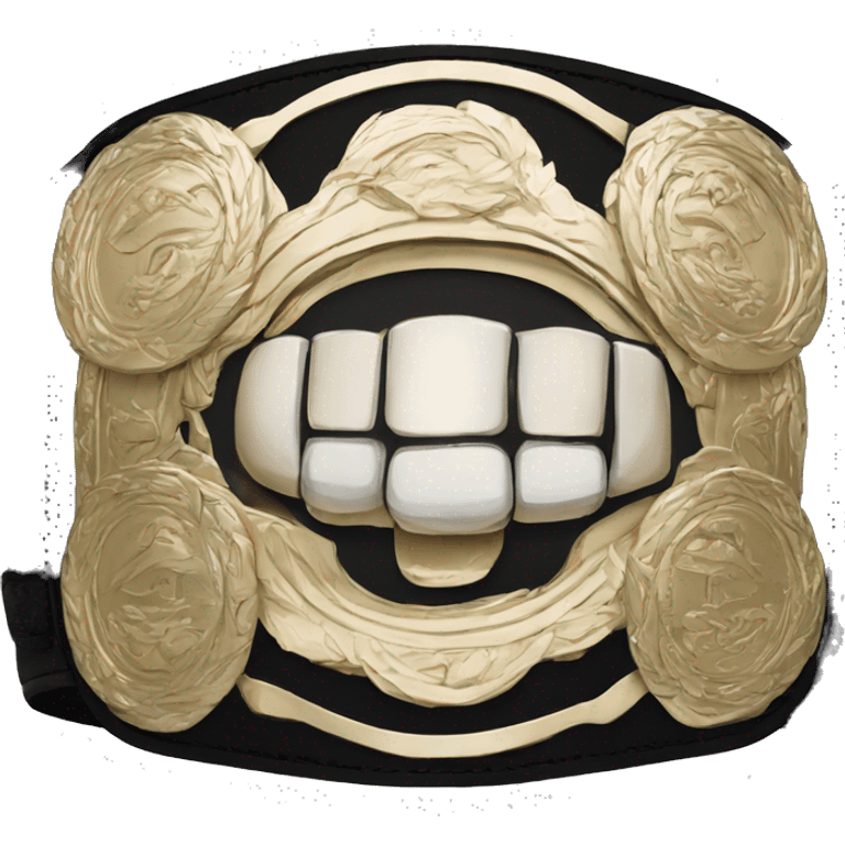 Bare Knuckle champion belt  emoji