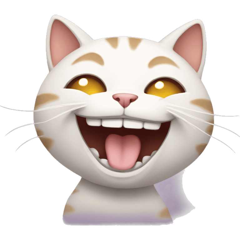 cat laughing emoji