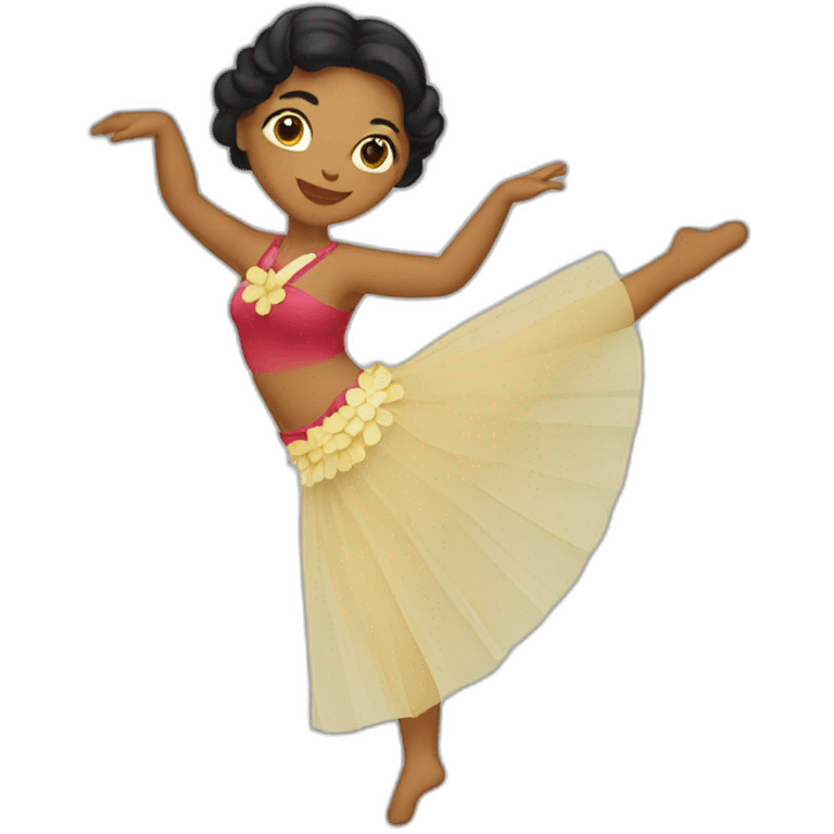 Danseuse tahitienne emoji