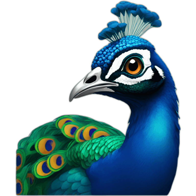 peacock emoji